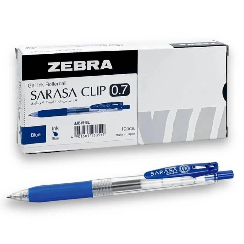 قلم جل ازرق 0.7 SARASA CLIP