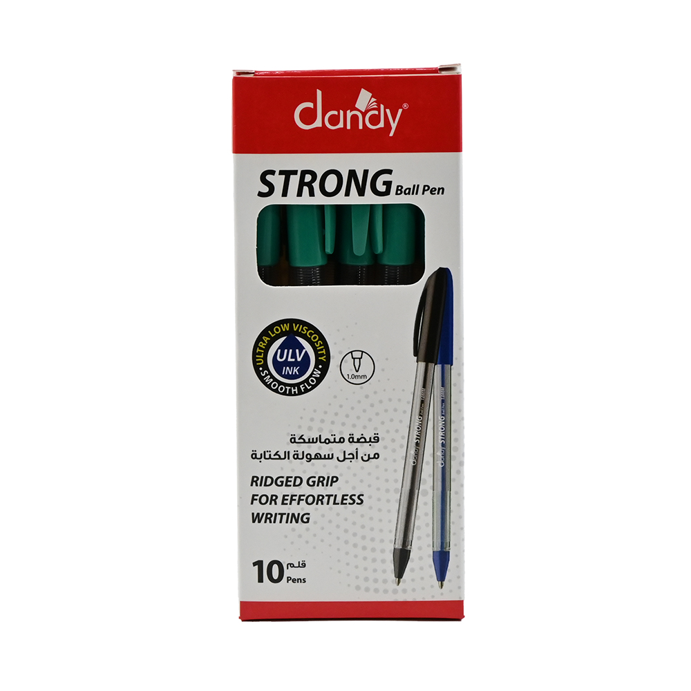 قلم اخضر جاف 1.0 DANDY Storng-10