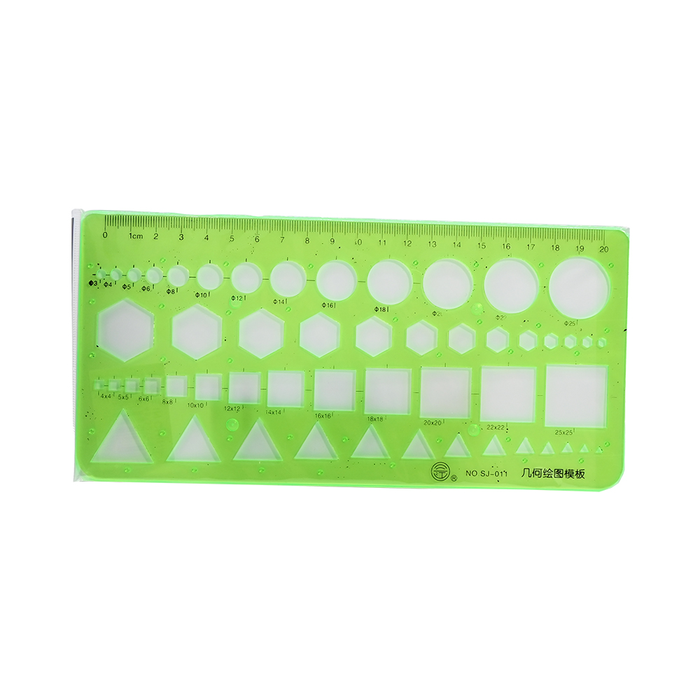 مساطر شبلونة بلاستيك 20سم SJ-011