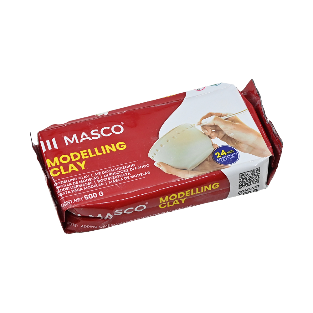 عجينة سيراميك 500جرام ابيض MASCO W500