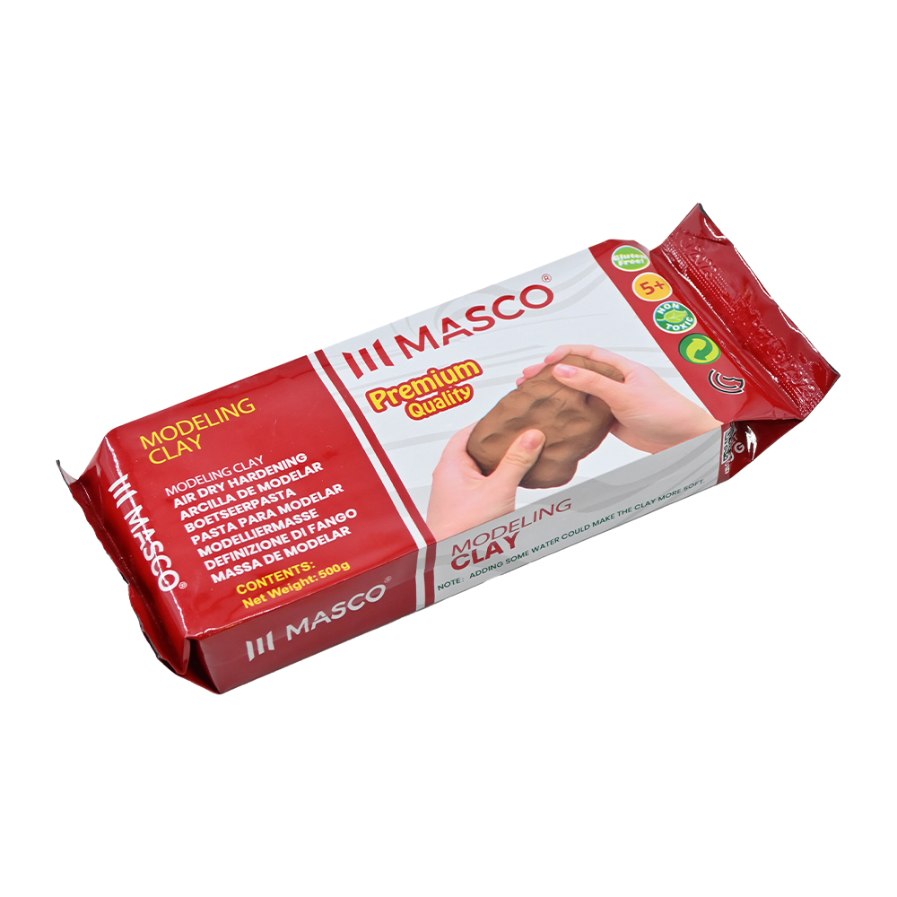 عجينة سيراميك بني 500ج MASCO TCB500