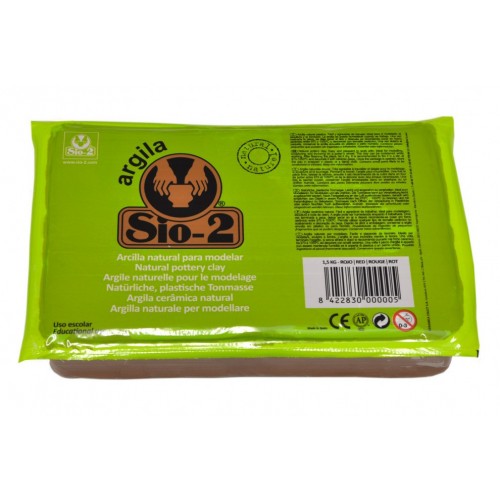 طين احمر 1.5 كيلو PLUS