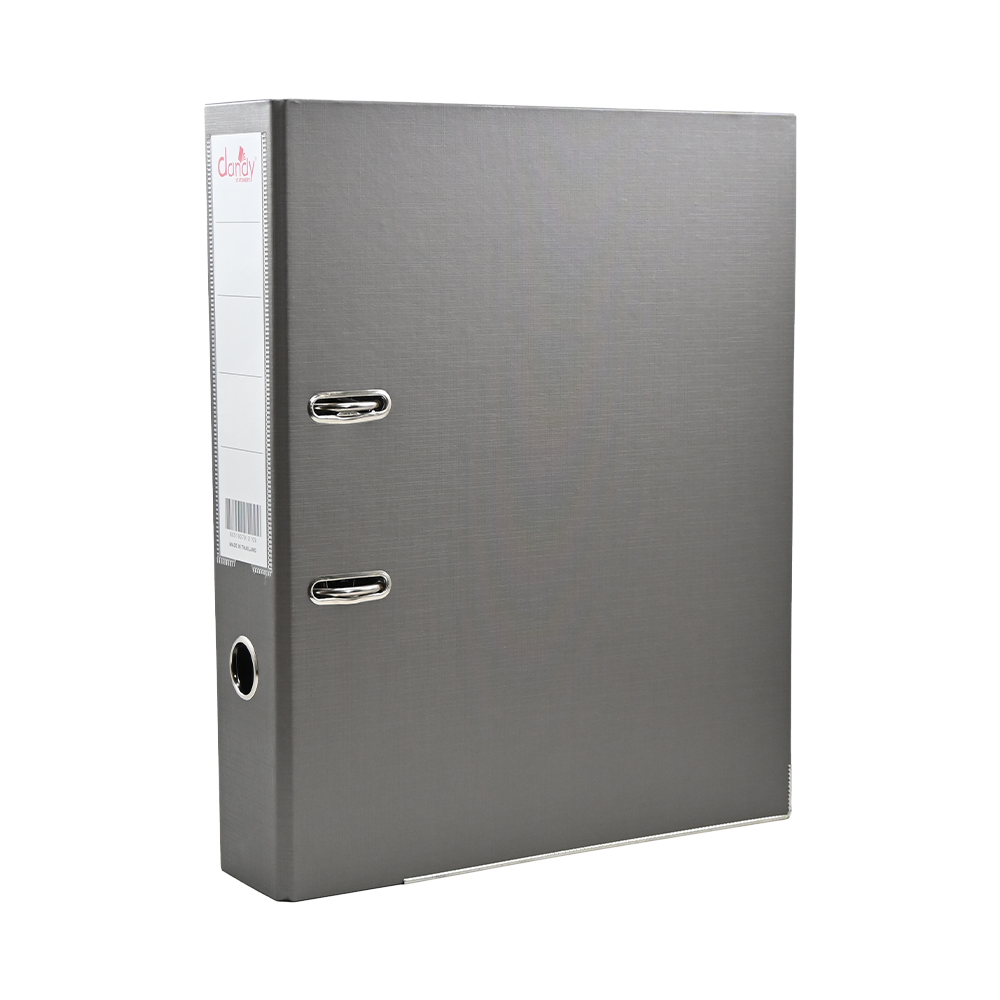 ملف بوكس فايل بلاستيك فضي DANDY 1202F SILVER