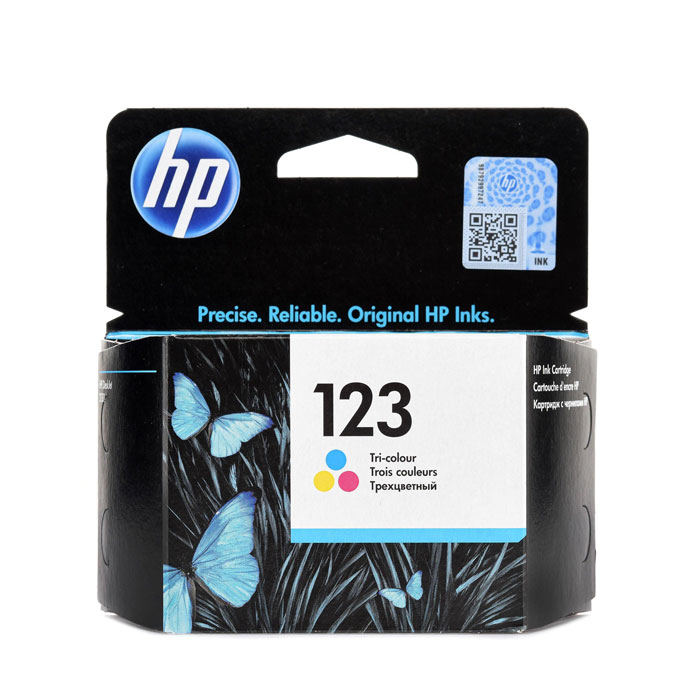 حبر طابعة ملون HP 123