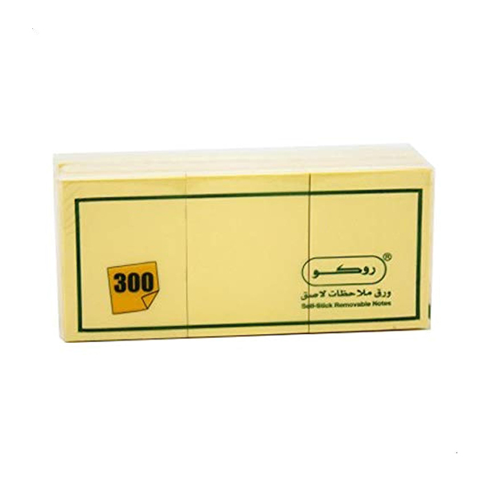 ورق ملاحظات روكو اصفر RQ-6114