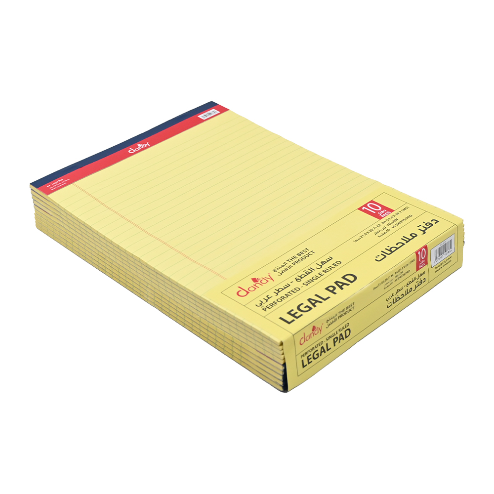 ورق ملاحظات اصفر 21*29.7 DANDY 2011