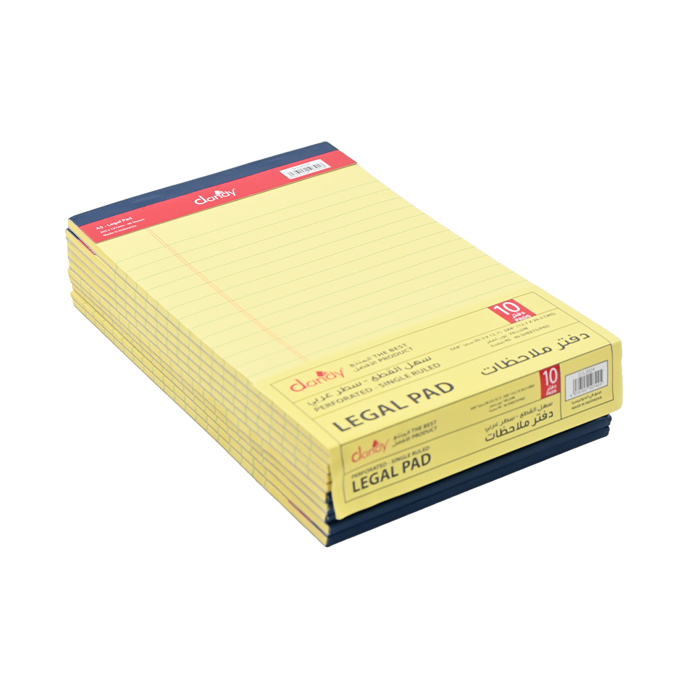 ورق ملاحظات اصفر 5*8 DANDY 2024