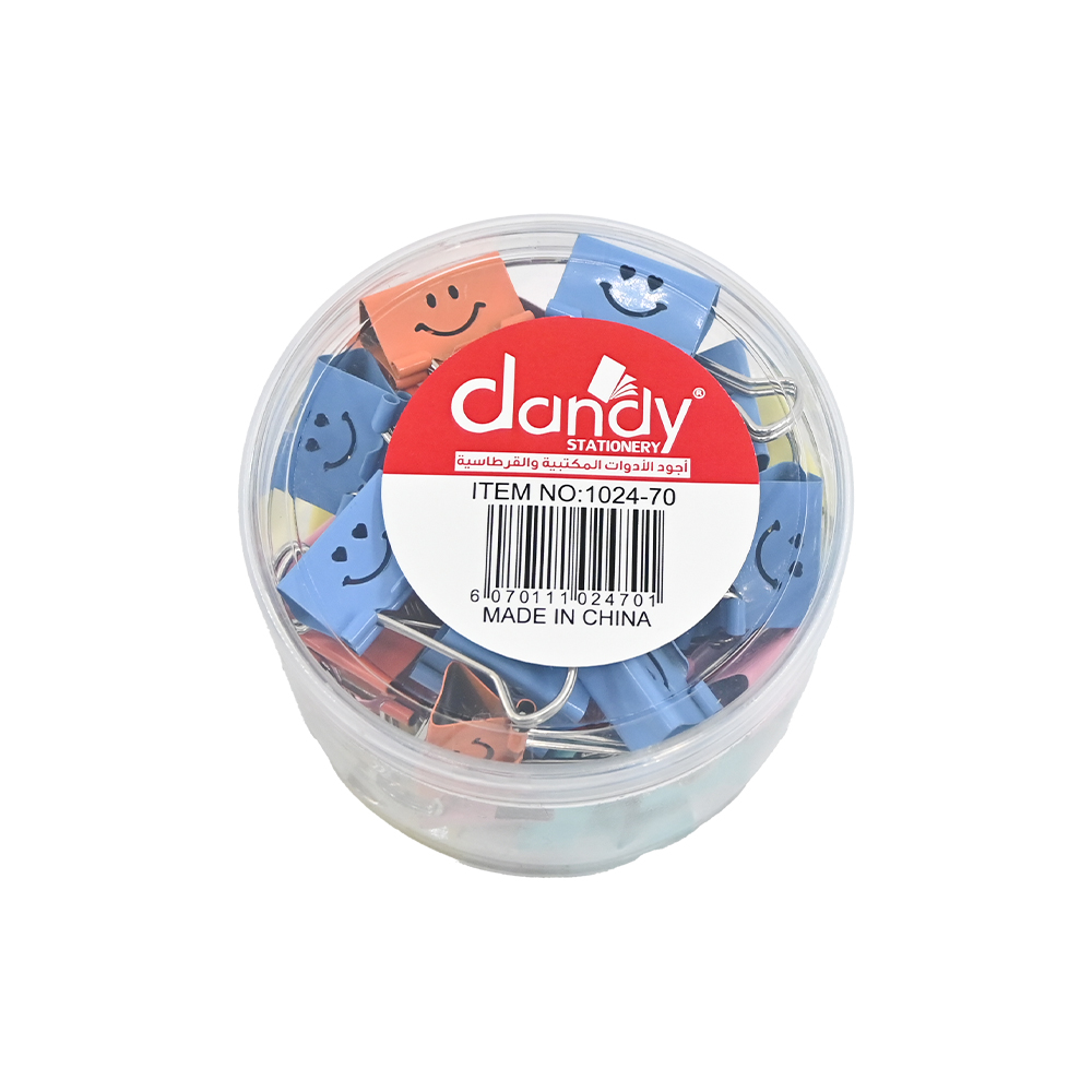 مشبك ملون صغير 50 حبة DANDY 1024-70