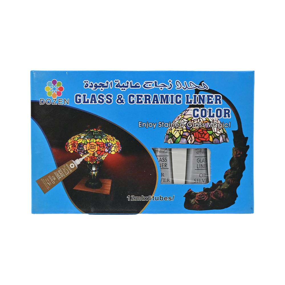 طقم محدد زجاج 6حبة GL-612