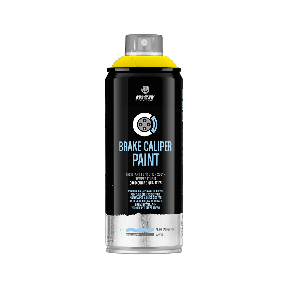 بخاخ بوية اسباني طلاء اصفر 400 مل PRO MTN BRAKE CALIPER PAINT