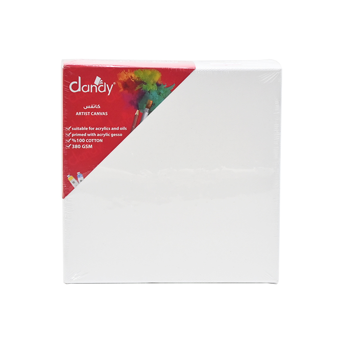 لوحة رسم كانفس ابيض 15*15 DANDY 3D